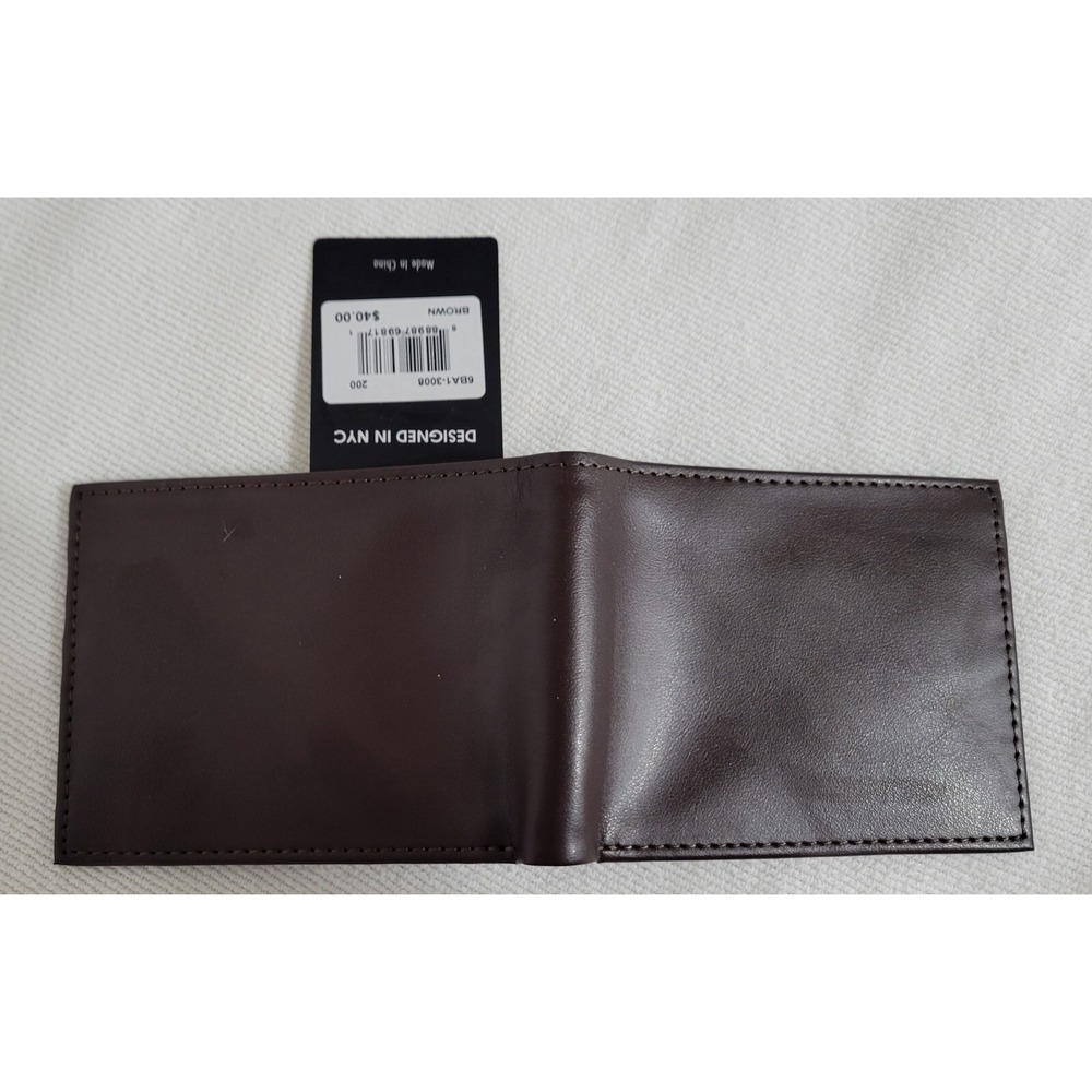 BESPOKE Basic Men's Brown Bi-Fold Wallet. New - Picture 2 of 10